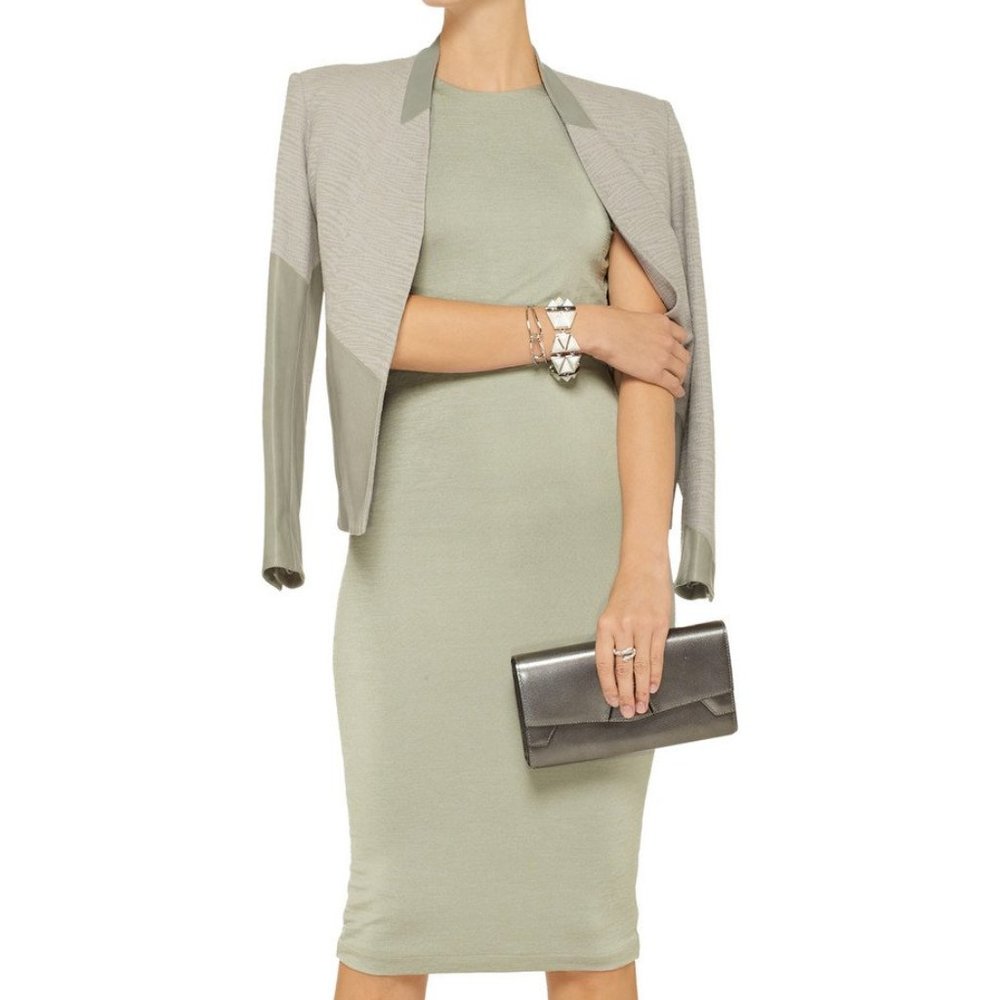 Alexander Wang Draped back Stretch jersey …
